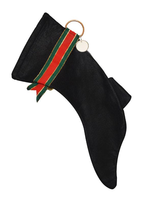 This Greyhound dog shaped Christmas stocking is perfect for stuffing toys and treats into to spoil your fur baby for Christmas, or whatever holiday you celebrate! 